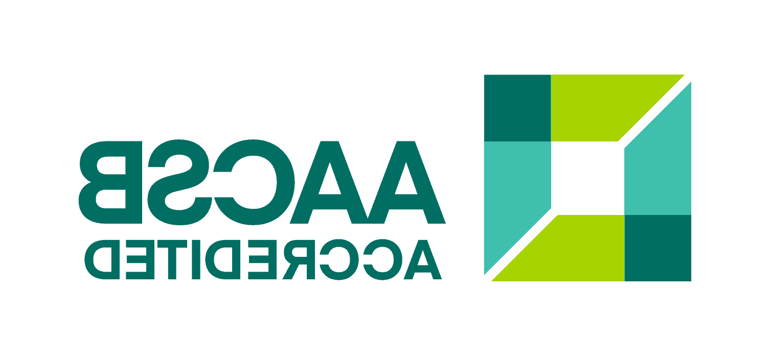 Association to Advance Collegiate Schools of Business (AACSB) logo.